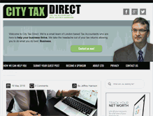 Tablet Screenshot of citytaxdirect.co.uk
